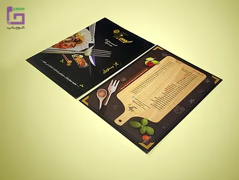 طراحی منوی رستوران؛ اشتها را داخل کیفت حمل کن